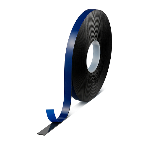 tesa ACXplus 7078 tape 18 m X 25 mm - High Resistance Double sided acrylic foam tape (Black)