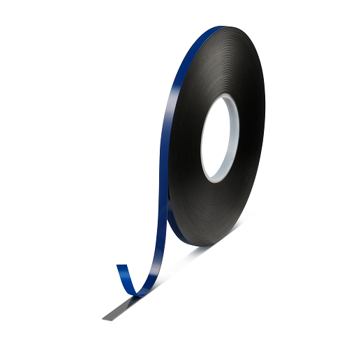 tesa ACXplus 7074 tape 25 m X 12 mm - High Resistance Double sided acrylic foam tape (Black)